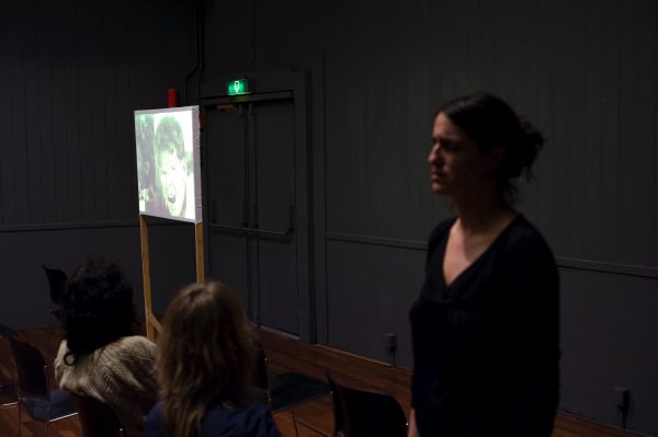 Yael Davids, ‘Learning to Imitate’ (2009), lecture performance. Photo: Sal Kroonenberg.