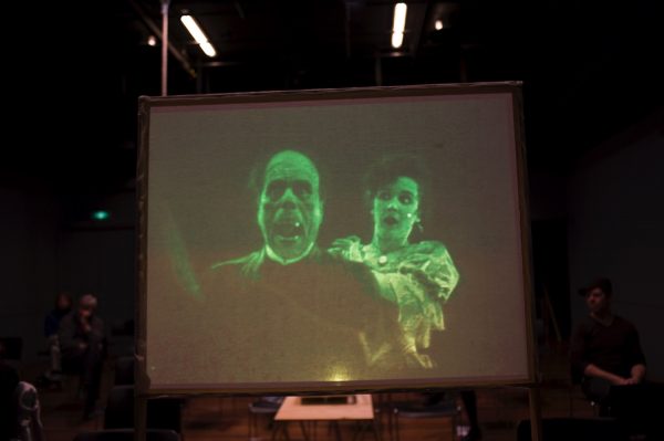 Yael Davids, ‘Learning to Imitate’ (2009), lecture performance. Photo: Sal Kroonenberg.