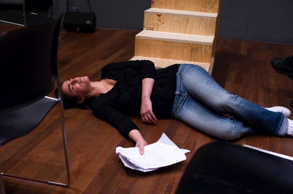 Yael Davids, ‘Learning to Imitate’ (2009), lecture performance. Photo: Sal Kroonenberg.