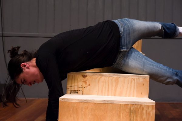 Yael Davids, ‘Learning to Imitate’ (2009), lecture performance. Photo: Sal Kroonenberg.