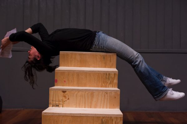 Yael Davids, ‘Learning to Imitate’ (2009), lecture performance. Photo: Sal Kroonenberg.