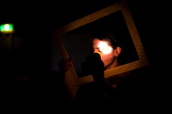 Yael Davids, ‘Learning to Imitate’ (2009), lecture performance. Photo: Sal Kroonenberg.