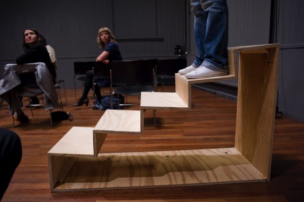 Yael Davids, ‘Learning to Imitate’ (2009), lecture performance. Photo: Sal Kroonenberg.