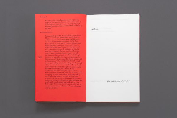 'Maquillage as Meditation: Carmelo Bene and the Undead', Sara Giannini with contributions by Jacopo Miliani, Snejanka Mihaylova, and Arnisa Zeqo. Design Raoul Audouin.