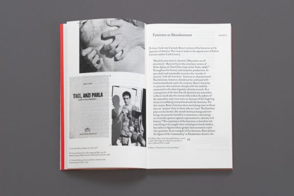 'Maquillage as Meditation: Carmelo Bene and the Undead', Sara Giannini with contributions by Jacopo Miliani, Snejanka Mihaylova, and Arnisa Zeqo. Design Raoul Audouin.