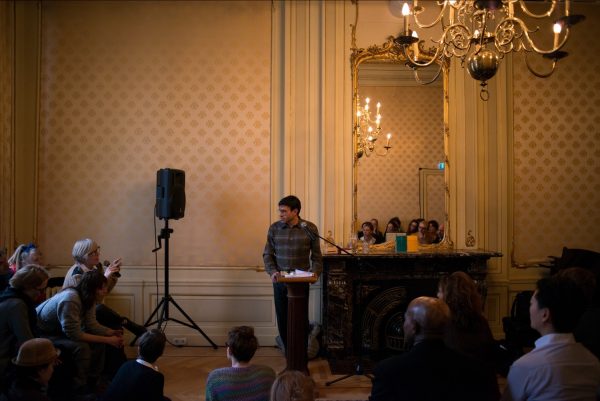 Gregg Bordowitz, ‘Testing Some Beliefs’, (2013), lecture. Photo: Sal Kroonenberg
