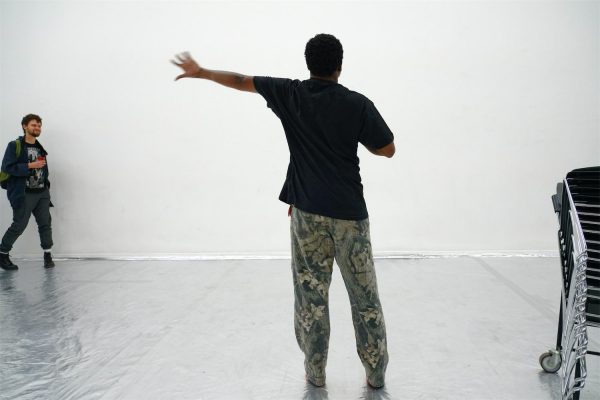 keyon gaskin, ‘this is a performance. you are a community. you are my material. this is a prison. leave when you want.’ (2018), performance. Photo: Coco Duivenvoorde