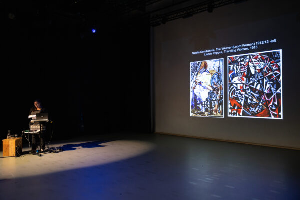 Susanne Altmann, ‘When Technology Was Female: A Cultural Investigation of Former Socialist Europe, 1917-89 and After’ (2022), lecture. Photo: Maarten Nauw.