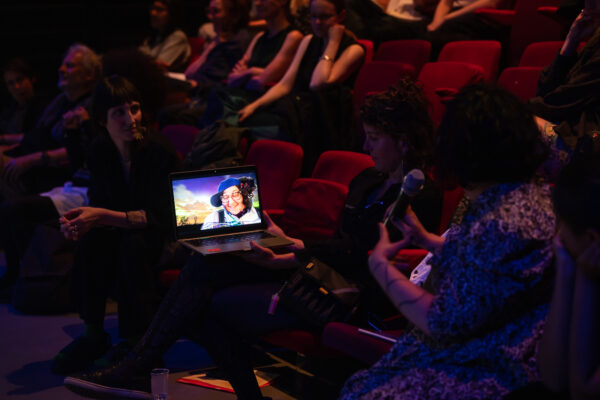 Constantina Zavitsanos, ‘Entrophy’ (2022), lecture-performance. Photo: Maarten Nauw.