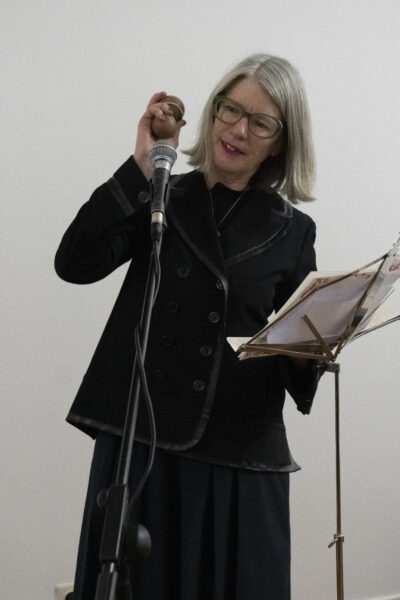 Lisa Robertson, 'Anemones: A Simone Weil Project' (2021), book launch. Photo: Temra Pavlovic.