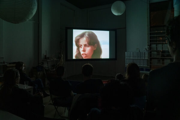 Screening of Ana Carolina's 'Mar de Rosas' (Sea of Roses) (1977) as part of 'Bodies Extra-ordinaires' library exhibition (2022). Photo: Temra Pavlovic.