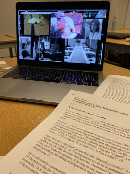 Susanne Altmann, ‘Socialist Collectivity and the Aesthetics of (Dys)Functionality’ (2022), workshop. Photo: Temra Pavlović.