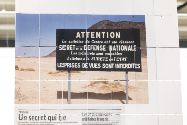 Detail from Samia Henni, ‘Performing Colonial Toxicity’ (2023-24), exhibition. Co-produced with Framer Framed, Amsterdam. Photo: Maarten Nauw.