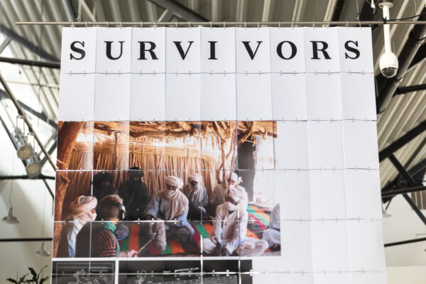 Detail from Samia Henni, ‘Performing Colonial Toxicity’ (2023-24), exhibition. Co-produced with Framer Framed, Amsterdam. Photo: Maarten Nauw.