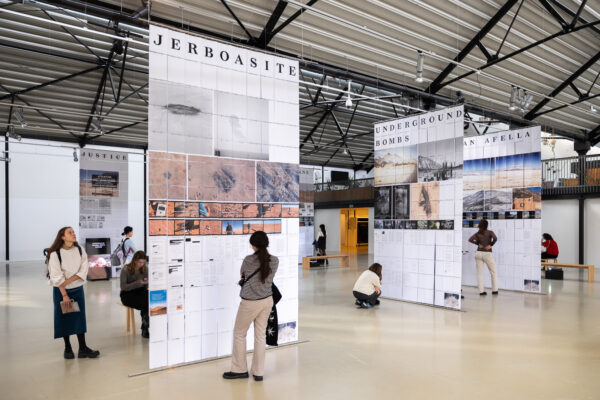 Detail from Samia Henni, ‘Performing Colonial Toxicity’ (2023-24), exhibition. Co-produced with Framer Framed, Amsterdam. Photo: Maarten Nauw.